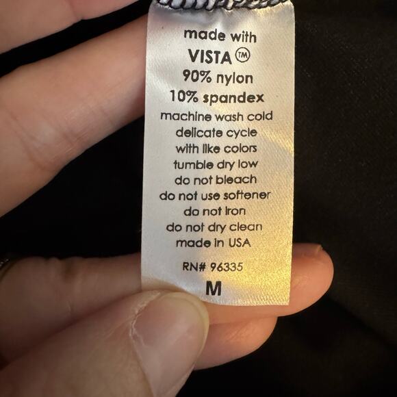 Susana Monaco Flared Angled Wire String Top Women’s Medium Black Sweetheart NWT - Picture 7 of 7